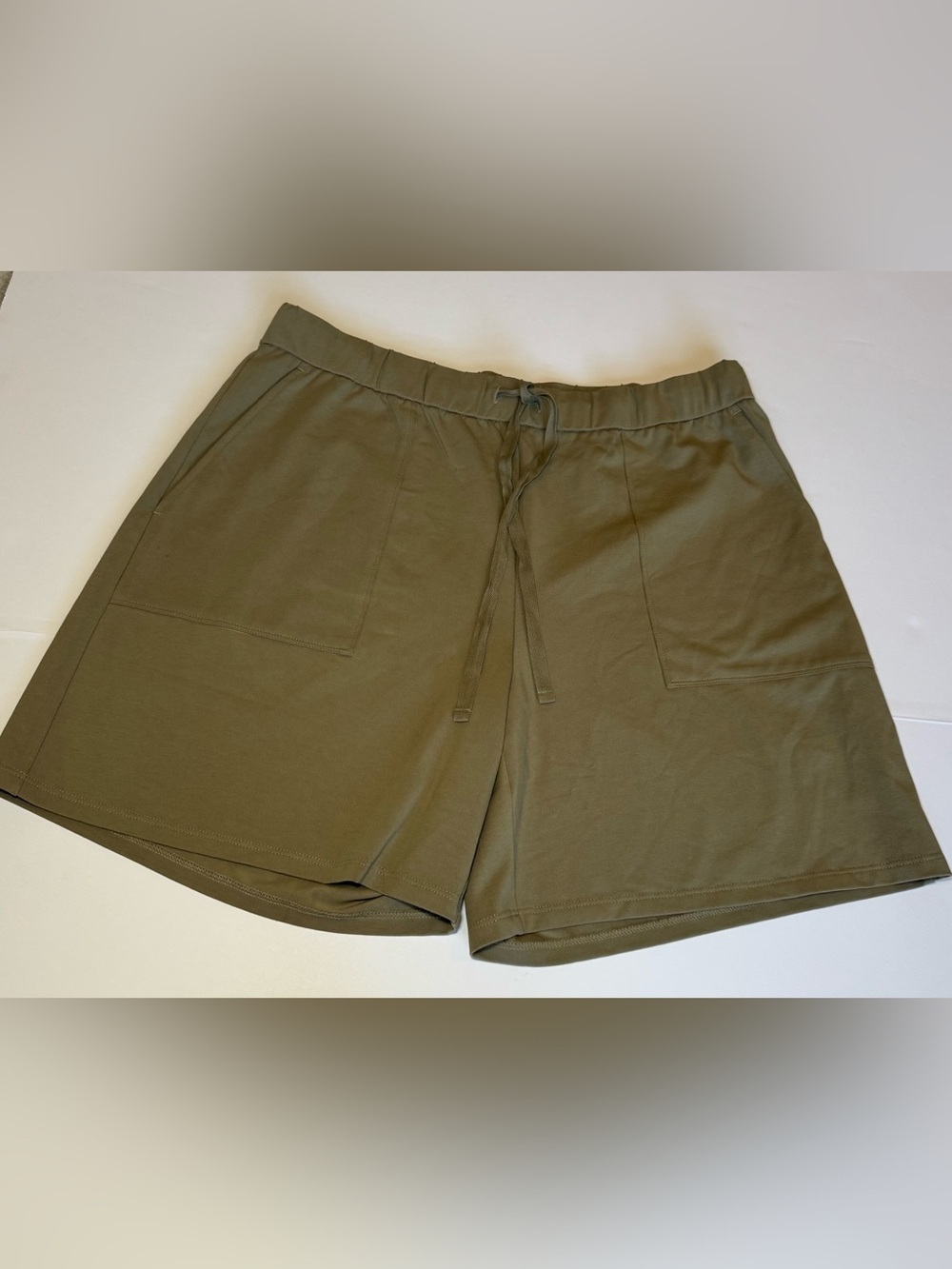 Eileen Fisher Pima Cotton Stretch Jersey Walking shorts M